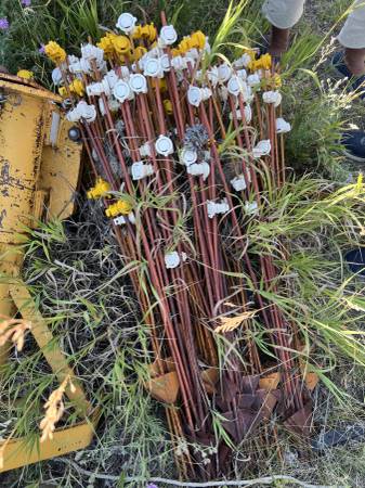 3' Electric fence posts 1