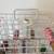 White Metal Spinning Revolving Carousel 2 oz Paint Storage Rack 4 thumbnail