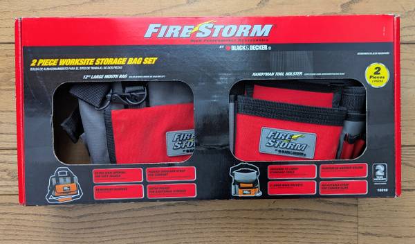 Black & Decker FireStorm 2-piece Work Site Storage Bag Set 1