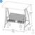 AGIO LUNA WOVEN PATIO SWING FROM COSTCO 3 TOPS IN BOX 2 BEIGE 1 GREY 8 thumbnail