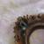 Antique French Bronze small picture frame w/roses 5 thumbnail
