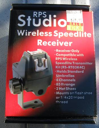 FS: RPS Studio Speedlight Wireless 4-Channel Hot Shoe Receiver 1