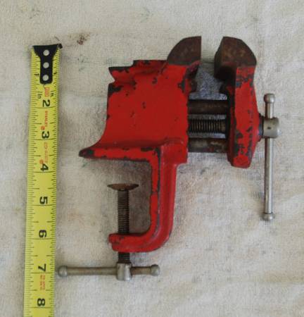 Vintage Small Bench Vise 3" Jaws ~ Jewelers Tools 1