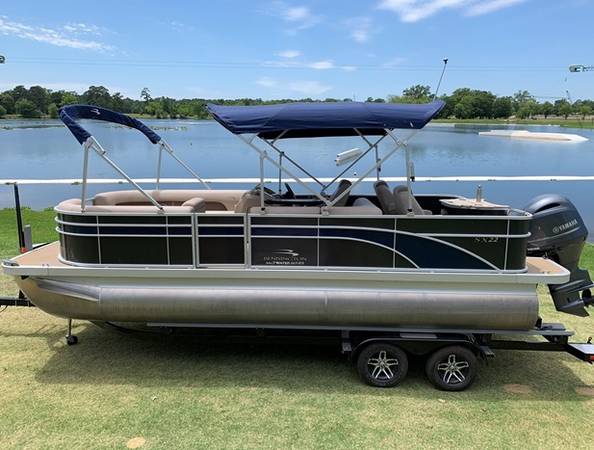 2018 Bennington 22SSX Pontoon – YAMAHA F150 Engine, Trailer, and Low H 1