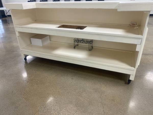 CUSTOM WHITE MOBILE EVENT BAR — $850 OBO 1