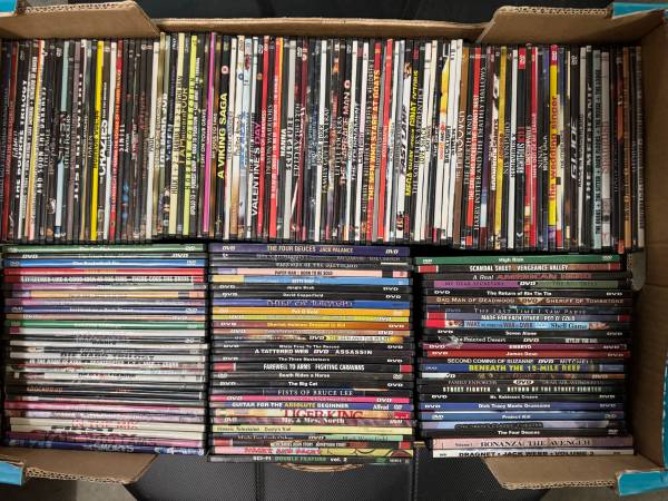 175+ DVDs - Various Genres - cds / dvds / vhs - by owner