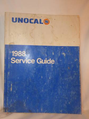 Unocal 76 Service Guide for 1988 1