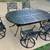 Patio Set Outdoor furniture Hanamint Newport 6 Seat Dining 7ft 90lb Oval Table 6 thumbnail