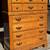 Vintage Flanders 4 Drawer Solid Maple Colonial Style High Boy Dresser 3 thumbnail