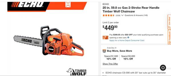 Chainsaw- Brand new 1