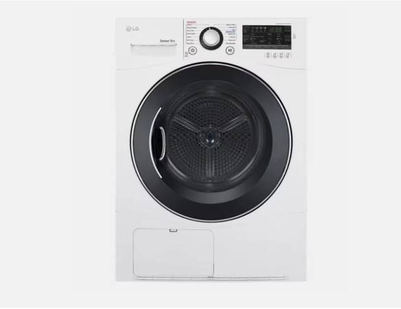 LG DLEC888W 24" 14 Programs Electric Ventless Smart Dryer 4.2 Cu Ft Wh 1