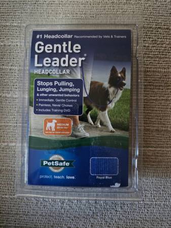 New in Box PetSafe Gentle Leader Headcollar Black MD $25 value 1