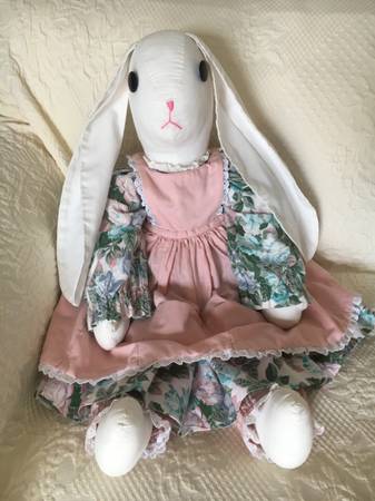 Vintage 1980s Handmade Easter Bunny 1