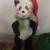 Vintage 20” Annalee mobilitte Christmas panda bear 1 thumbnail