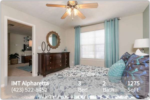 $2,265 / 3br - 1275ft2 - Luxurious 3 bed / 2 bath available with convenient washer & dryer (Alpharetta - Big Creek Greenway)63963993245955120