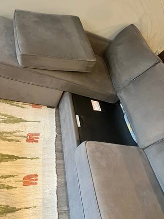 Flexible L-Shaped Couch with Bed and Storage 1