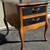 Vintage Leather Top 1 Drawer French Provincial End Table Nightstand 3 thumbnail