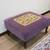 🚚 Free Delivery – Vintage Upholstered Ottoman with Hand-Embroidered D 3 thumbnail