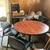 Table-HON- Round Table- Mahogany Laminate with metal legs 1 thumbnail
