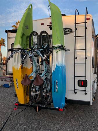 Yaksup Kayak Rack for motorhome 1