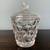 Vintage Fostoria American Clear Rare Glass Jam Pot and Lid 2 thumbnail