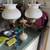 Hob bob white Milk glass double lamp 2 thumbnail