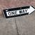 2 Vintage Metal Road Signs "Stop" and " One Way". 6 thumbnail