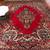 SAROUK ANTIQUE PERSIAN CARPET 14'4" LONG X 10'7" WIDE WITH UNDERPAD 3 thumbnail