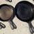 2 Cast Iron Frying Pans / Skillets 8" and 6" 1 thumbnail