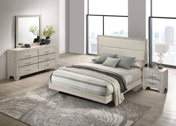 New wood queen bedroom set www.capricefurniture.com 1