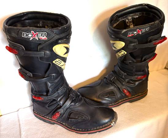 AXO Boxer MX Motorcycle Boots   Men's Size 15 hardly used 1