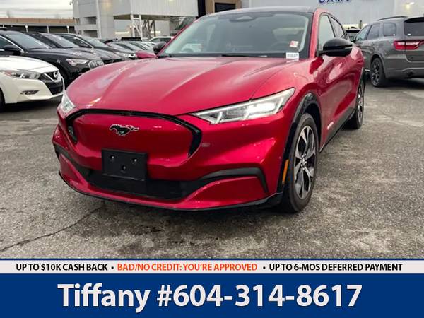 2021 Ford Mustang Mach-E Premium: 88KWH EXT BATTERY, ACCIDENT-FREE 1