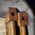 Vintage solid carved wood twin bunkbed set 6 thumbnail
