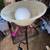 6 Foot Double Light Bronze Color Floor Lamp w/ Glass Shades 13 thumbnail