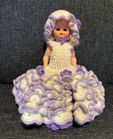 Decorative Hand Knitted Doll 1