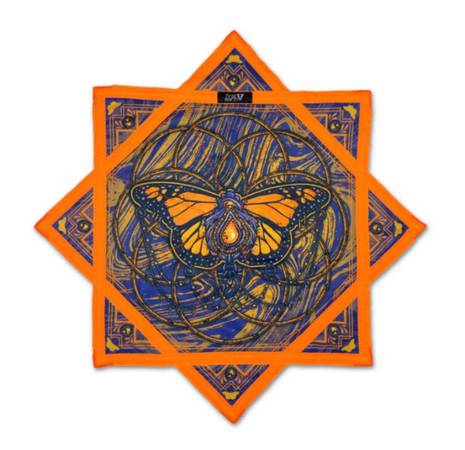 First Earth Monarch Flow Star - Orange Butterfly UV Spinner, Dance/Flow Toy
 1