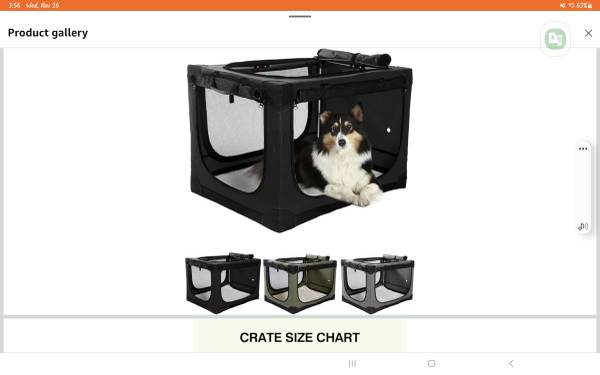 Folding pet crate 1