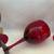 Set Of Six Vintage Hand Blown Ruby Red 4 3/4" Wine Glasses Goblets 4 thumbnail