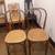 1-PAIR VINTAGE BENTWOOD BISTRO/CAFE ICE CREAM PARLOR SIDE CHAIRS 2 thumbnail