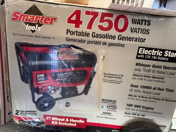 4750 Watts Gasoline Generator 1