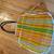 Yellow Striped Beach Bag Side Pocket Key Hook 1 thumbnail