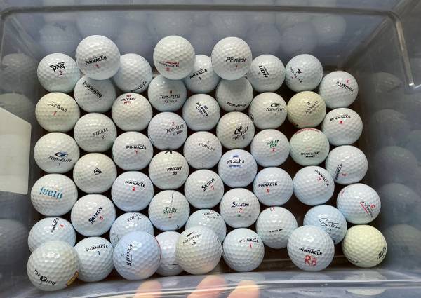 52  Assorted Golf Balls: As Pictured. 1