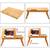 Breakfast Serving Bed Tray Laptop Desk Adjustable Office Desk 15 thumbnail