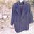 Black wool Blend Coat size Large 2 thumbnail