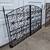 Pair of Arched Iron Garden Gates w/ Latch GAM0459 13 thumbnail