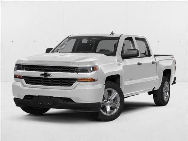 2018 Chevrolet Silverado 1500 Custom 4x4 4WD Chevy Truck Crew cab 1