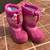 Snow boots, pink, kids size 10 1 thumbnail