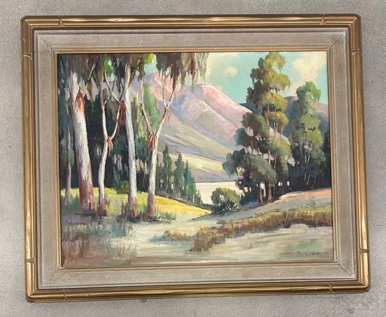 Parlita h stokes impressionist California Plein air landscape Painting 1