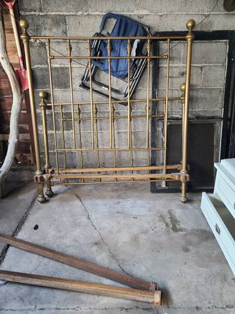 Brass Bed Frame - double 1
