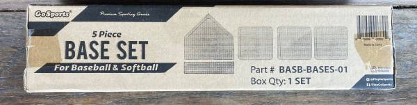 Softball/Baseball 5 Piece Base Set 1